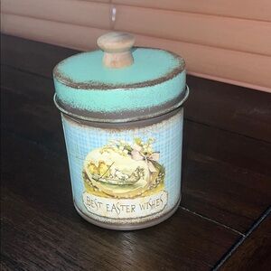 Best Easter Wishes Decorative Metal Canister
